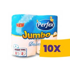   Perfex Jumbo Deluxe konyhai törlőpapír - 2 rétegű, 2 tekercs (Karton - 10 csg)