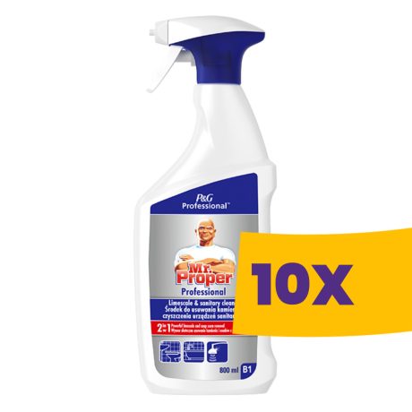 Mr. Proper Professional szórófejes vízkőoldó 800ml (Karton - 10 db)