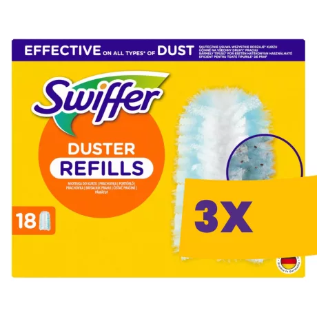 Swiffer Duster portalanító utántöltő 18db (Karton - 3 csomag)