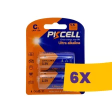   PKCELL Alkaline tartós baby elem C LR14 2db (Karton - 6 csomag)