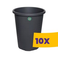 Plafor irodai papírkosár Szürke 15L (Karton - 10 db)