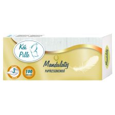 Kék Pille Mandulatej papírzsebkendő - 3 rétegű 100db