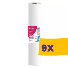   Sovio 60/50 orvosi lepedő - 2 rétegű, hófehér, 60cm, 50m (Karton - 9 tekercs)