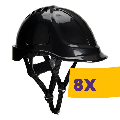 Portwest PS55 Endurance védősisak fekete (Karton - 8 db)