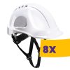 Portwest PS55 Endurance védősisak fehér (Karton - 8 db)