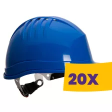   Portwest PS62 Expertline védősisak csúszózárral kék (Karton - 20 db)