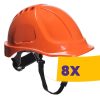 Portwest PW54 Endurance Plus védősisak látómezővel kombinálva narancssárga (Karton - 8 db)