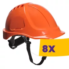   Portwest PW54 Endurance Plus védősisak látómezővel kombinálva narancssárga (Karton - 8 db)