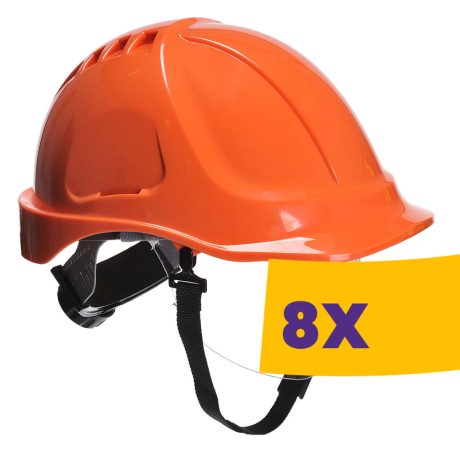 Portwest PW54 Endurance Plus védősisak látómezővel kombinálva narancssárga (Karton - 8 db)