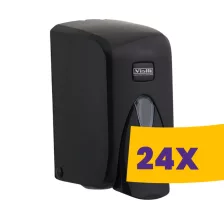   Vialli zárható folyékony szappanadagoló Fekete 500ml (Karton - 24 db)