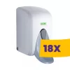 Vialli Orvosi könyökkaros zárható folyékony szappanadagoló Fehér 500ml (Karton - 18 db)