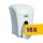 Vialli zárható folyékony szappanadagoló fehér 1000ml (Karton - 18 db)