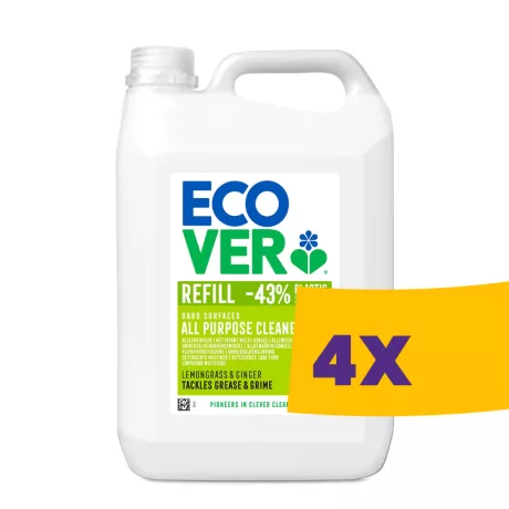 Ecover All Purpose Cleaner felmosószer koncentrátum Citrom-Gyömbér 5L (Karton - 4 kanna)
