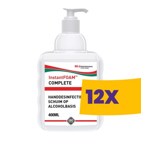 SC Johnson Professional InstantFOAM Complete kézfertőtlenítő hab pumpás 400ml (Karton - 12 db)