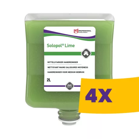 SC Johnson Professional Solopol Lime Medium-Heavy Duty erős ipari kézmosó 2L (Karton - 4 db)