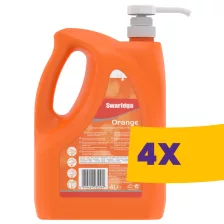   SC Johnson Professional Swarfega Orange Heavy Duty erős ipari kézmosó pumpás 4L (Karton - 4 db)