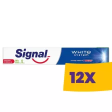   Signal White System fogfehérítő fogkrém 75ml (Karton - 12 db)