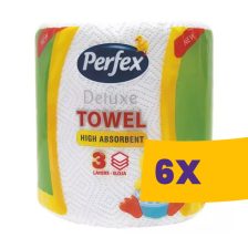   Perfex Deluxe XL konyhai törlőkendő - 3 rétegű (Karton - 6 tekercs)