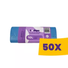   T-Depo szemeteszsák 10L - 45*50cm, 20db/tek (Karton - 50 tek)
