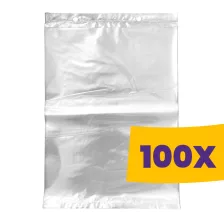   Tűzött fagyasztós tasak, extra vastag 3L - 25*37cm 50db (Karton - 100 csomag)