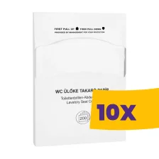 WC ülőke takaró papír 200db (Karton - 10 csomag)
