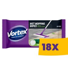   Vortex nedves felmosó törlőkendő Tropical Oasis 15db (Karton - 18 csomag)