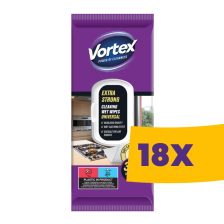   Vortex Universal erős háztartási nedves törlőkendő Flip-top 36db (Karton - 18 csomag)