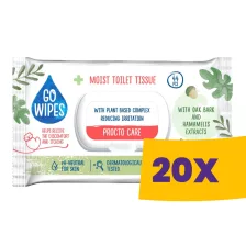   GoWipes Procto Care nedves toalettpapír Flip-top 44db (Karton - 20 csomag)