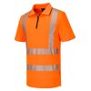 Portwest KX302 KX3 Sport Hi-Vis cipzáras pólóing narancs