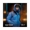 Portwest KX306 KX3 szigetelt Baffle dzseki kvarc-sötét tengerészkék
