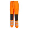 Portwest KX346 PW3 Hi-Vis flexi nadrág narancs-fekete
