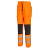Portwest KX346 PW3 Hi-Vis flexi nadrág narancs-fekete