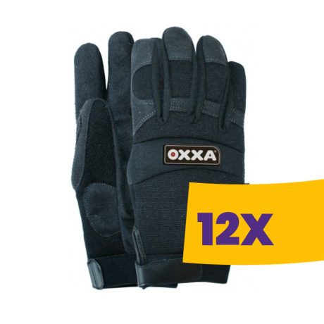 OXXA X-Mech-Thermo Armor Skin bélelt munkavédelmi kesztyű fekete (Karton - 12 pár)