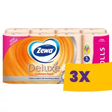   Zewa Deluxe toalettpapír Barack - 3 rétegű, 16 tekercs (Karton - 3 csg)