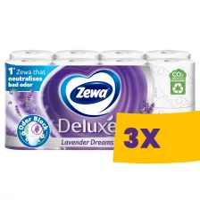   Zewa Deluxe toalettpapír Levendula - 3 rétegű, 16 tekercs (Karton - 3 csg)