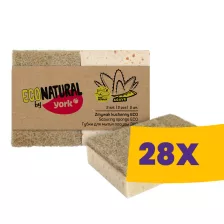   YORK mosogatószivacs természetes anyagokból 2db - környezetbarát "ECO NATURAL" (Karton - 28 csomag)