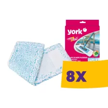   YORK Power Collect mikroszálas lapos felmosó huzat (Karton - 8 db)