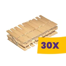 YORK fa ruhacsipesz 20db (Karton - 30 csomag)