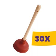 YORK WC pumpa strapabíró, fa nyéllel (Karton - 30 db)