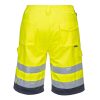 Portwest L043 HiVis könnyű poli-pamut rövidnadrág sárga-tengerészkék