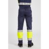 Portwest L049 Hi-Vis könnyű Class 1 service nadrág sárga-tengerészkék