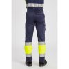 Portwest L049 Hi-Vis könnyű Class 1 service nadrág sárga-tengerészkék