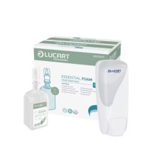   Lucart Essential semleges illatú habszappan x12 + Identity adagoló csomag