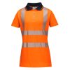 Portwest LW72 Hi-Vis női pólóing narancs-fekete