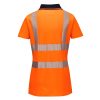 Portwest LW72 Hi-Vis női pólóing narancs-fekete