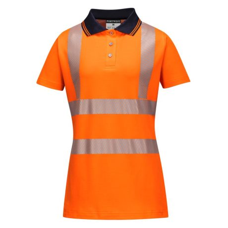 Portwest LW72 Hi-Vis női pólóing narancs-fekete