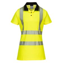 Portwest LW72 Hi-Vis női pólóing sárga-fekete