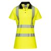 Portwest LW72 Hi-Vis női pólóing sárga-fekete