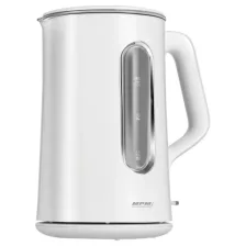 MPM duplafalú vízforraló Fehér 1,5L 2200W