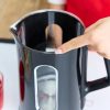 MPM duplafalú vízforraló Fekete 1,5L 2200W